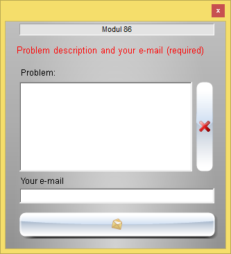 error message