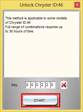 unlock chrysler