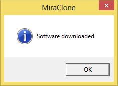 update download ok