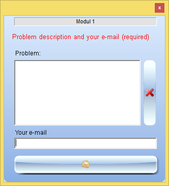 error message