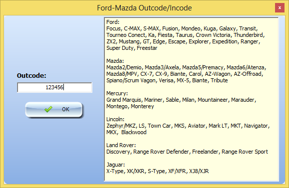 ford incode1